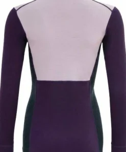 Devold Women's Lauparen Merino 190 Zip Neck Orchid/lilac/ink