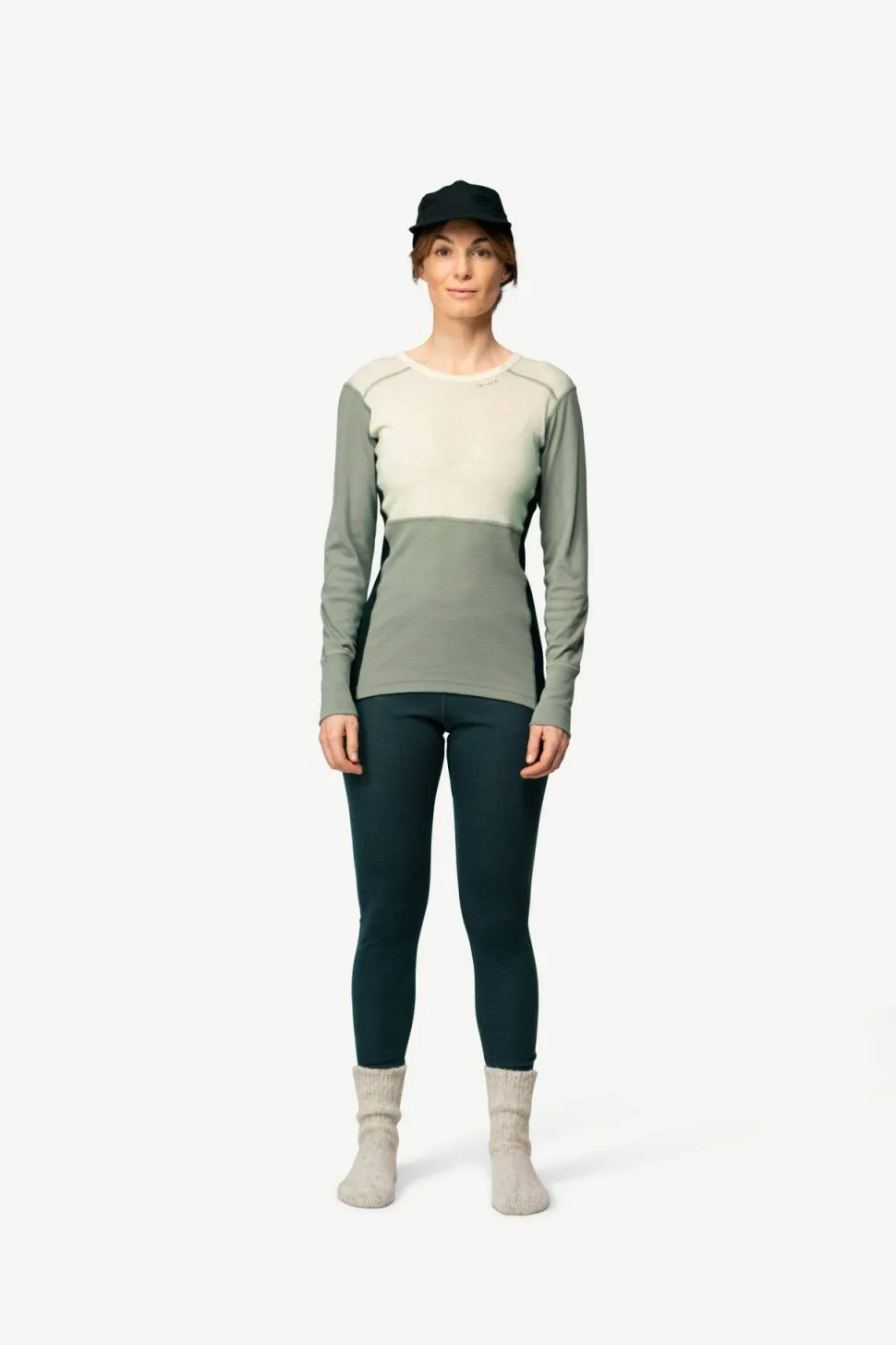 Devold Women's Lauparen Merino 190 Shirt Raw White/fog/ink