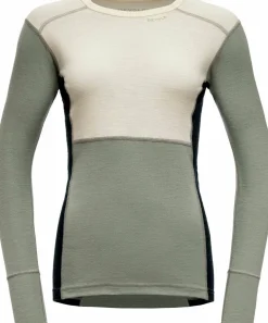 Devold Women's Lauparen Merino 190 Shirt Raw White/fog/ink