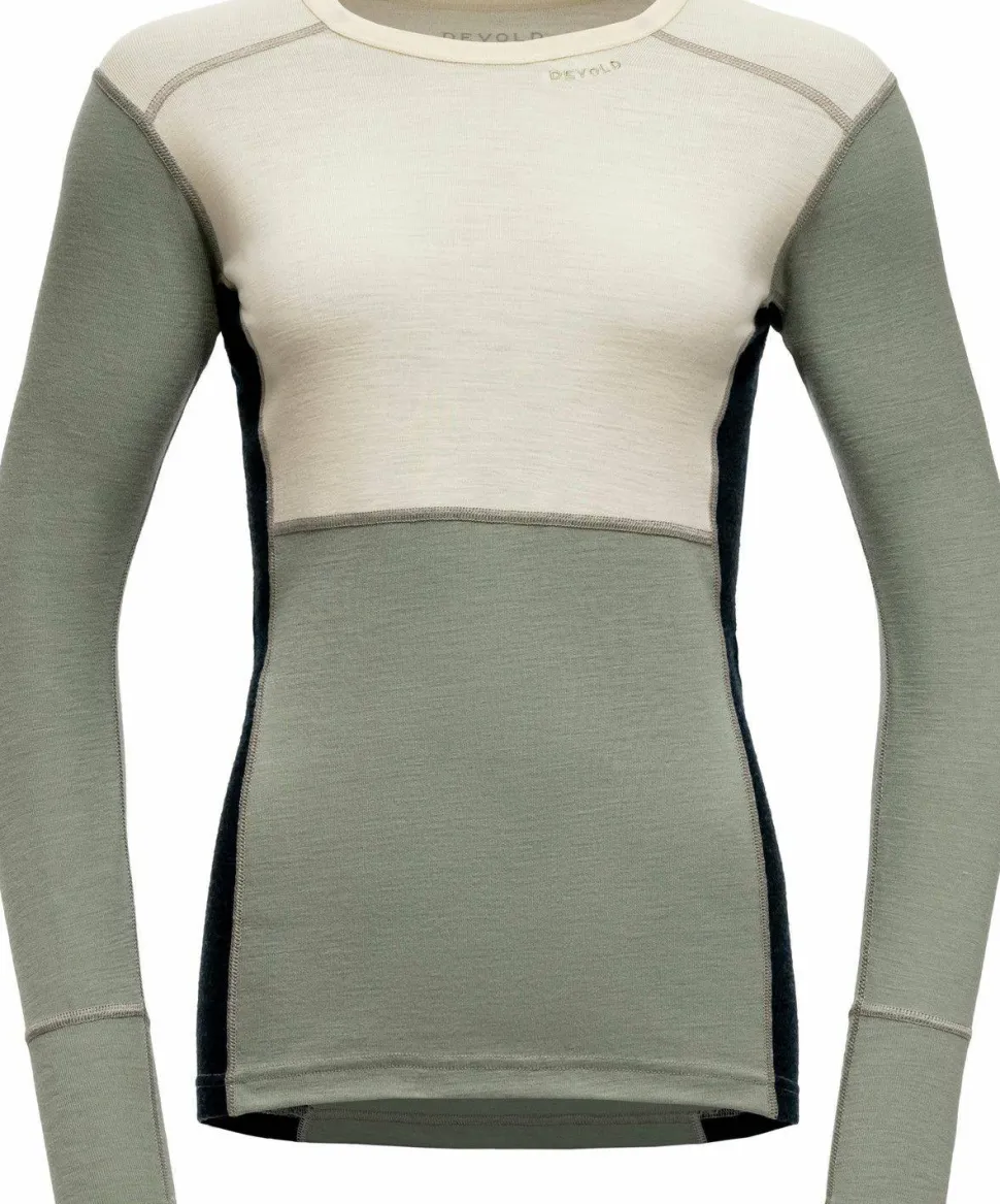 Devold Women's Lauparen Merino 190 Shirt Raw White/fog/ink