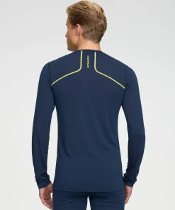 Dæhlie Men's Training Wool Mix Long Sleeve Navy Discount