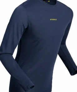 Dæhlie Men's Training Wool Mix Long Sleeve Navy Discount