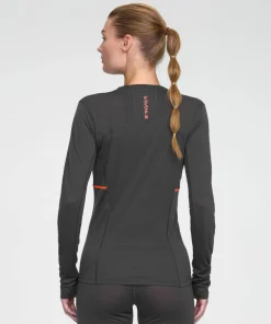 New Women's Performance Wool Long Sleeve Underställ Dam