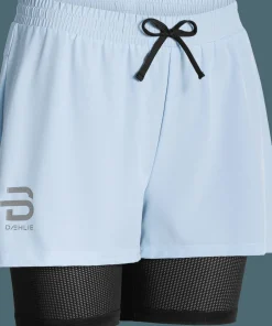 Dæhlie Women's Shorts Run 2-in-1 Blue Aura