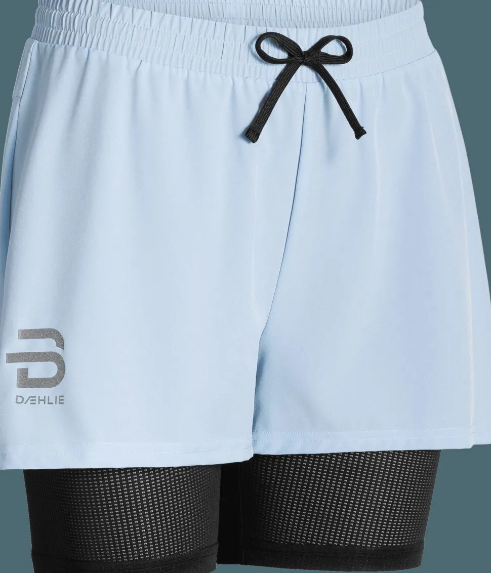 Dæhlie Women's Shorts Run 2-in-1 Blue Aura