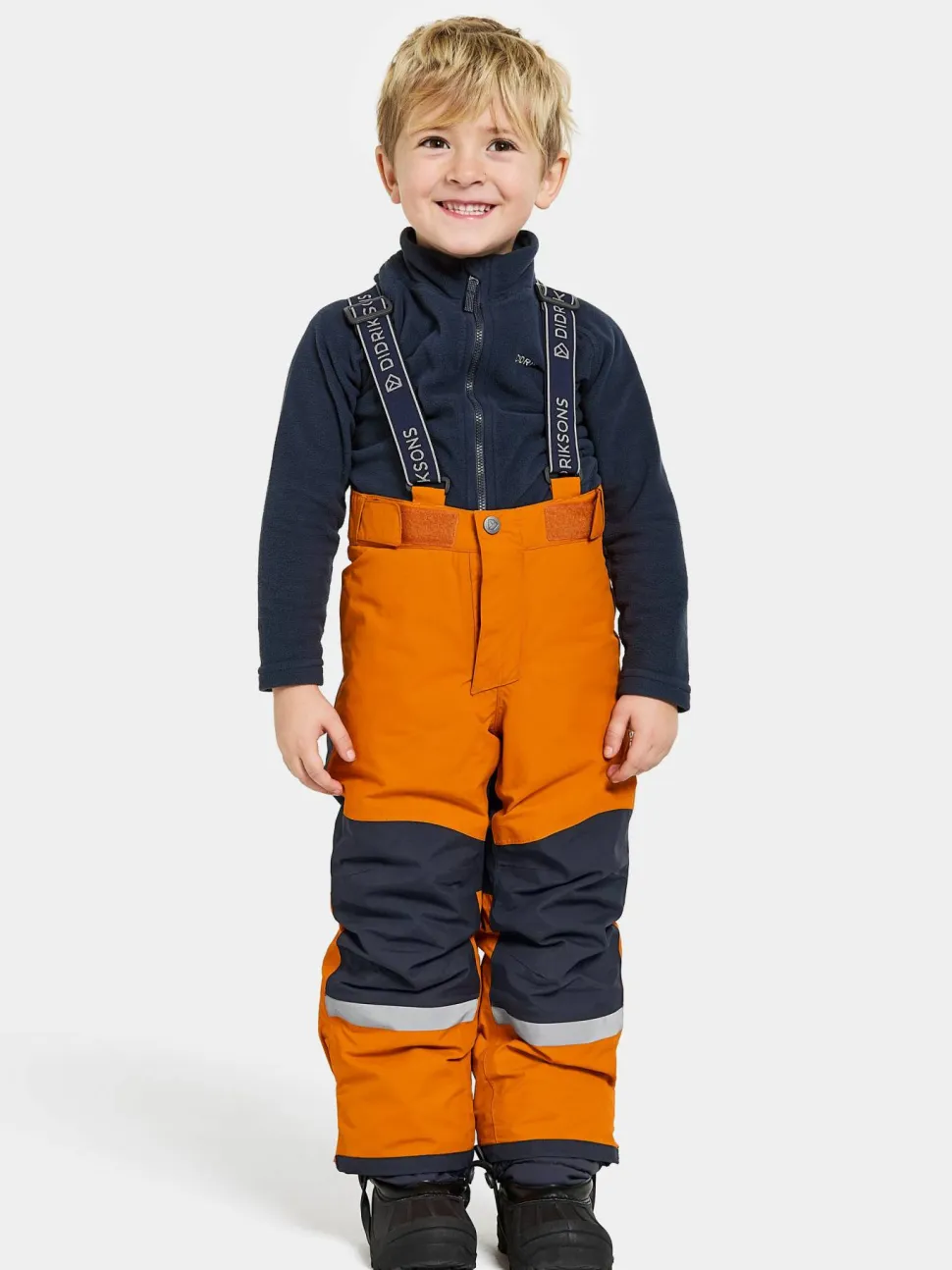 Didriksons Kids' Idre Pants 6 Orange Jam