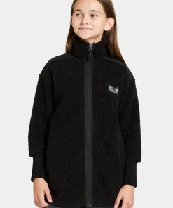 Didriksons Kids' Ampere Full Zip Long Black Discount