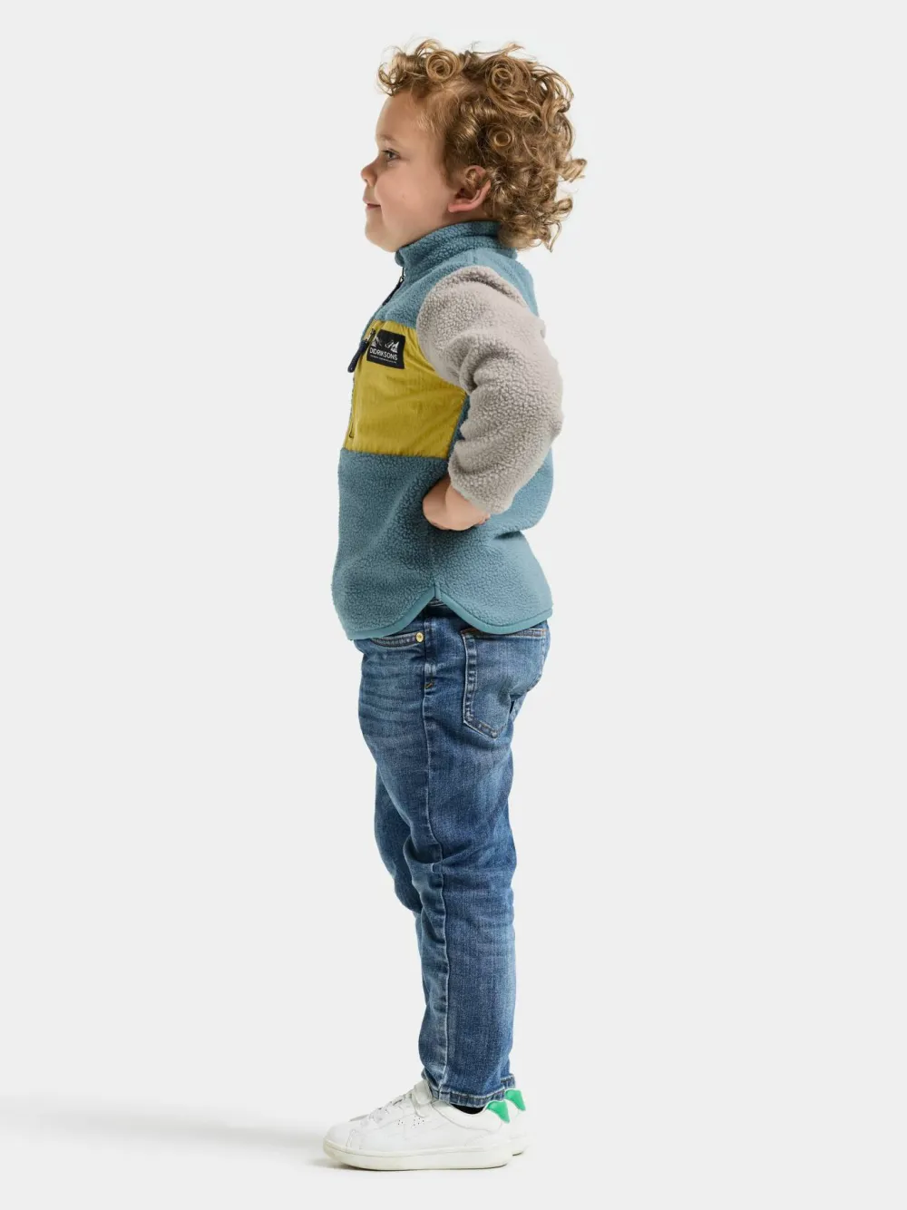 Didriksons Kids' Anten Full Zip Factory Blue New