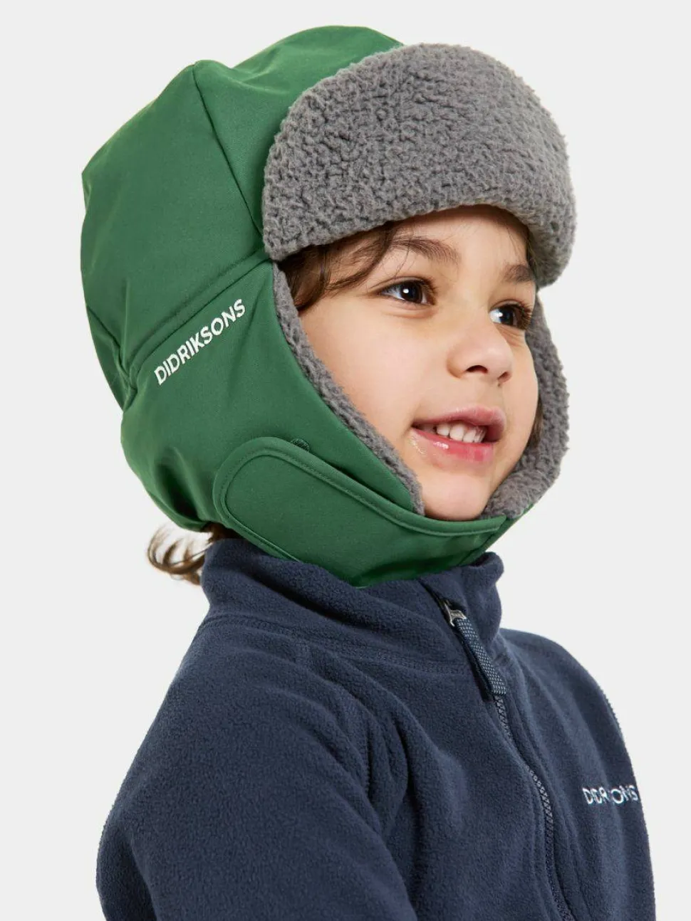 Didriksons Kids' Biggles Cap 6 Pine Green