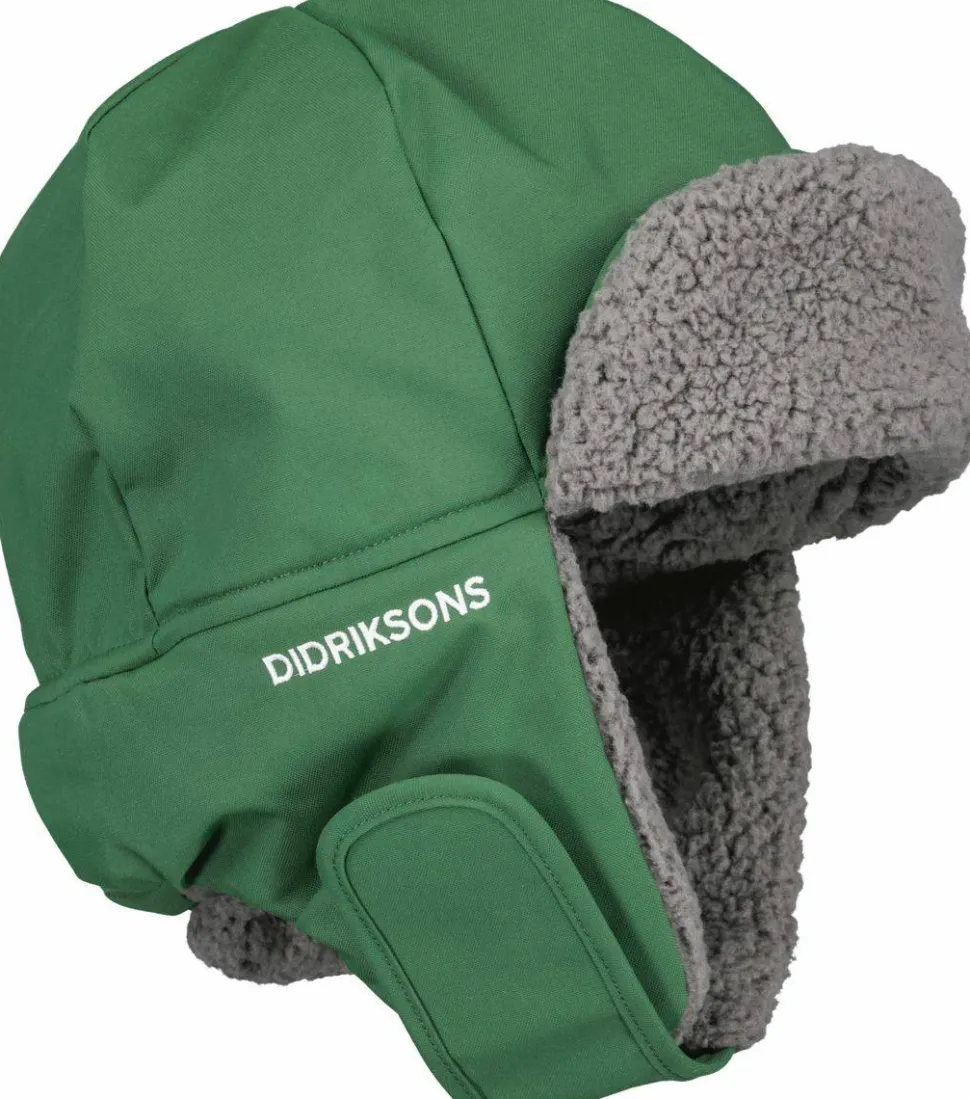 Didriksons Kids' Biggles Cap 6 Pine Green