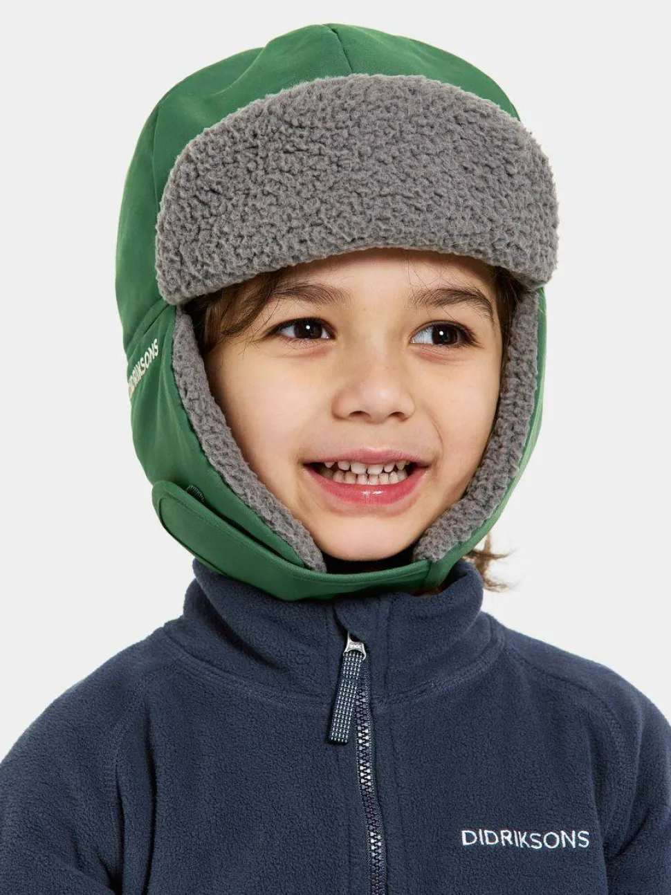Didriksons Kids' Biggles Cap 6 Pine Green
