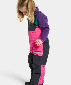 Didriksons Kids' Bjärven Bib Pants True Pink