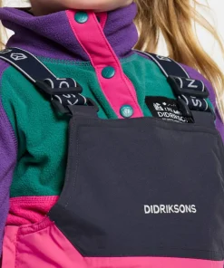 Didriksons Kids' Bjärven Bib Pants True Pink