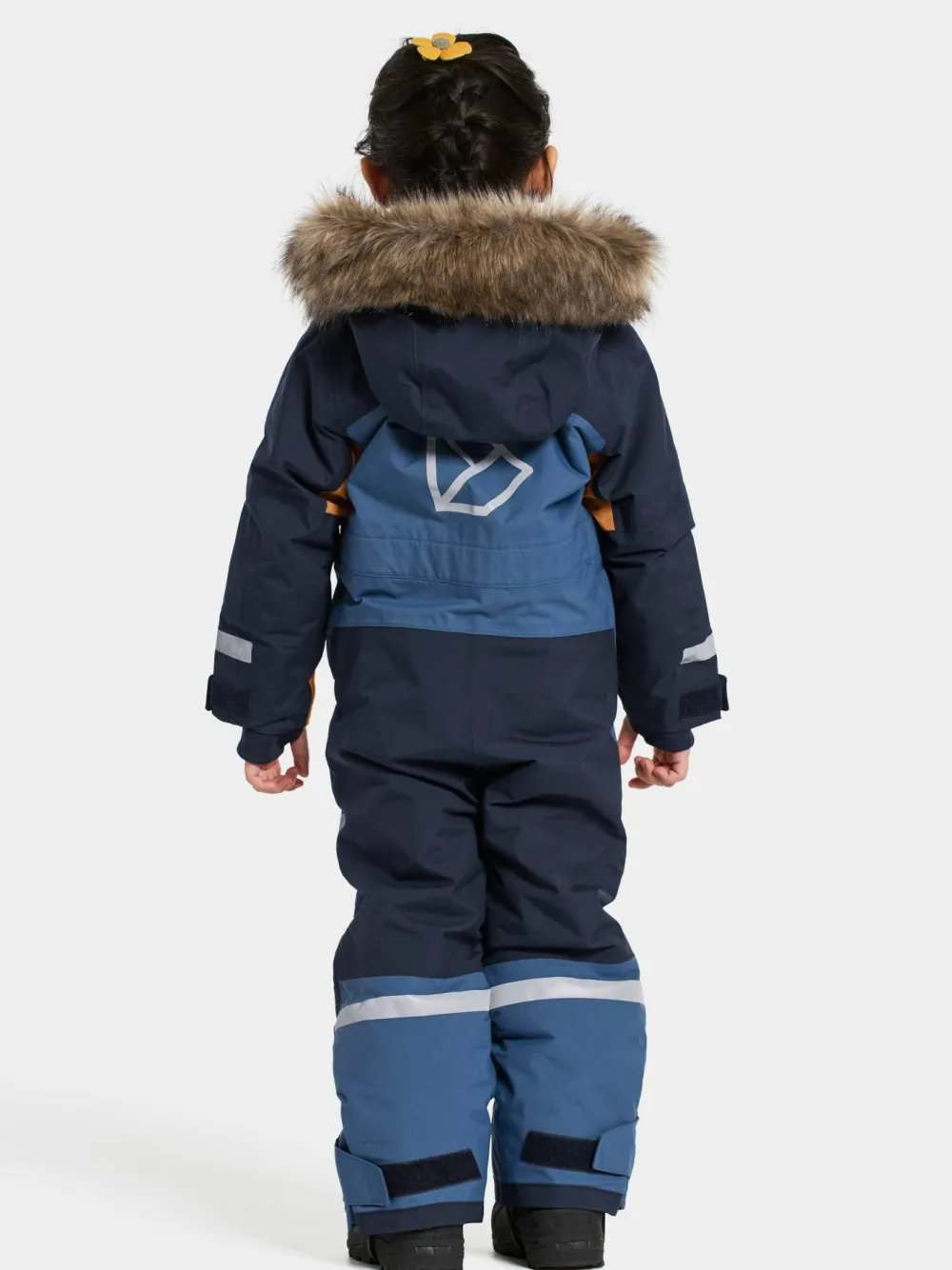 Didriksons Kids' Bjärven Coverall 4 Galaxy Blue Sale