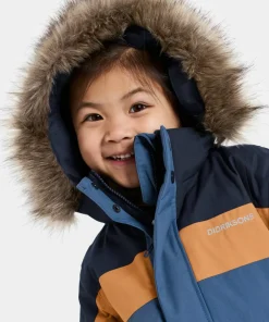 Didriksons Kids' Bjärven Coverall 4 Galaxy Blue Sale