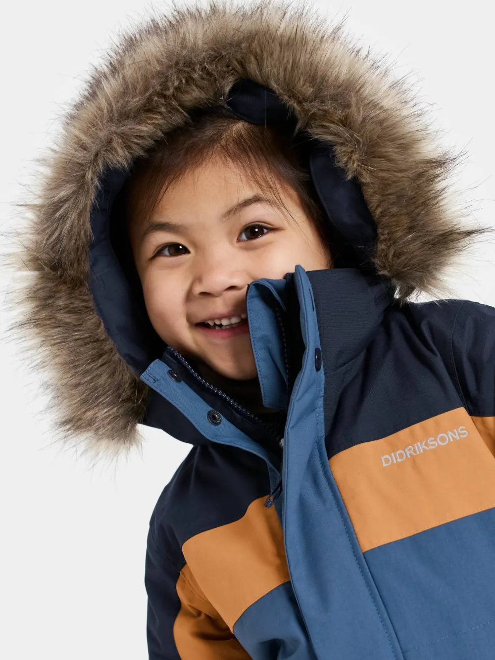 Didriksons Kids' Bjärven Coverall 4 Galaxy Blue Sale