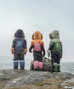 Didriksons Kids' Bjärven Coverall 4 Galaxy Blue Sale