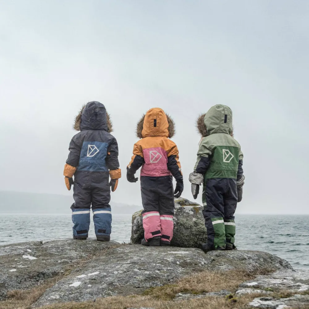 Didriksons Kids' Bjärven Coverall 4 Galaxy Blue Sale