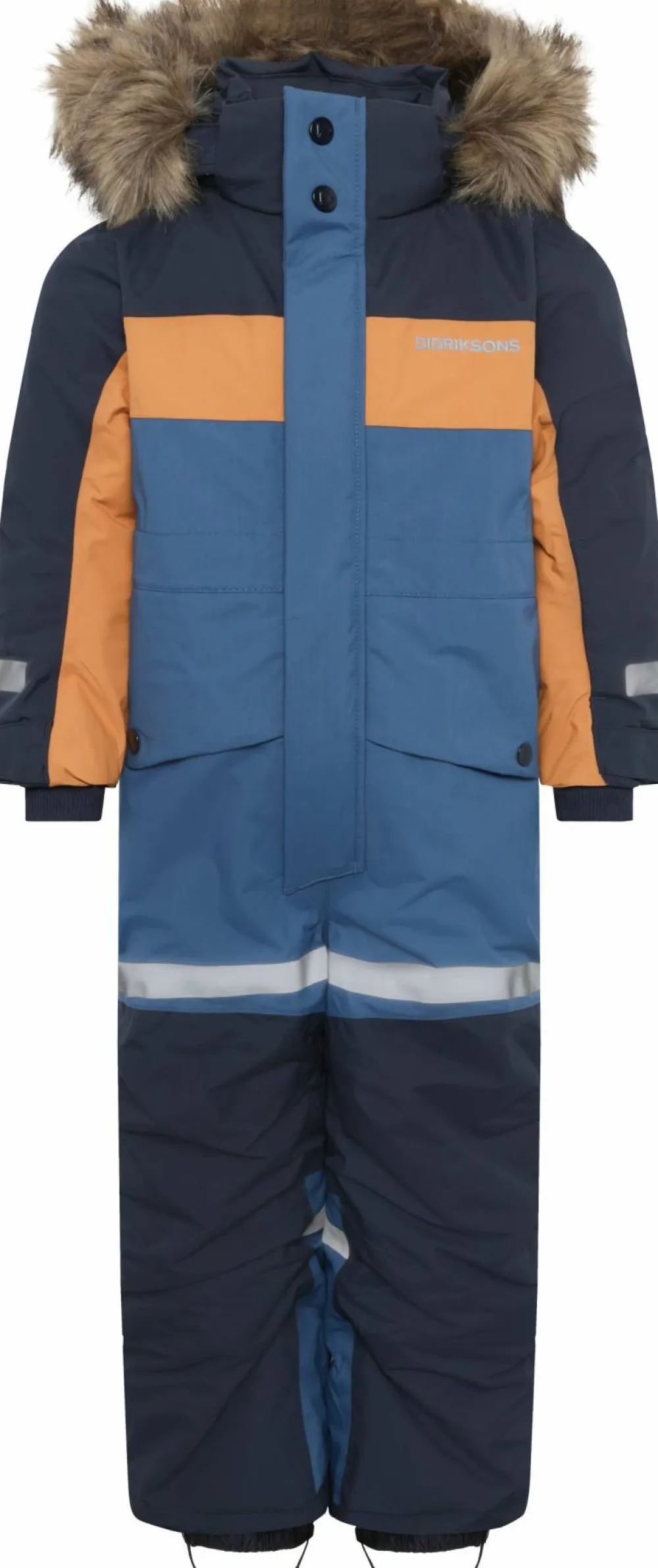 Didriksons Kids' Bjärven Coverall 4 Galaxy Blue Sale