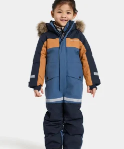 Didriksons Kids' Bjärven Coverall 4 Galaxy Blue Sale