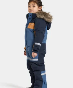 Didriksons Kids' Bjärven Coverall 4 Galaxy Blue Sale