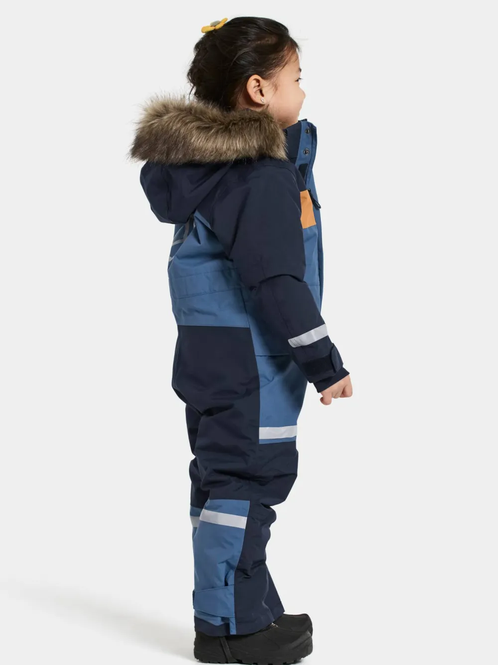 Didriksons Kids' Bjärven Coverall 4 Galaxy Blue Sale