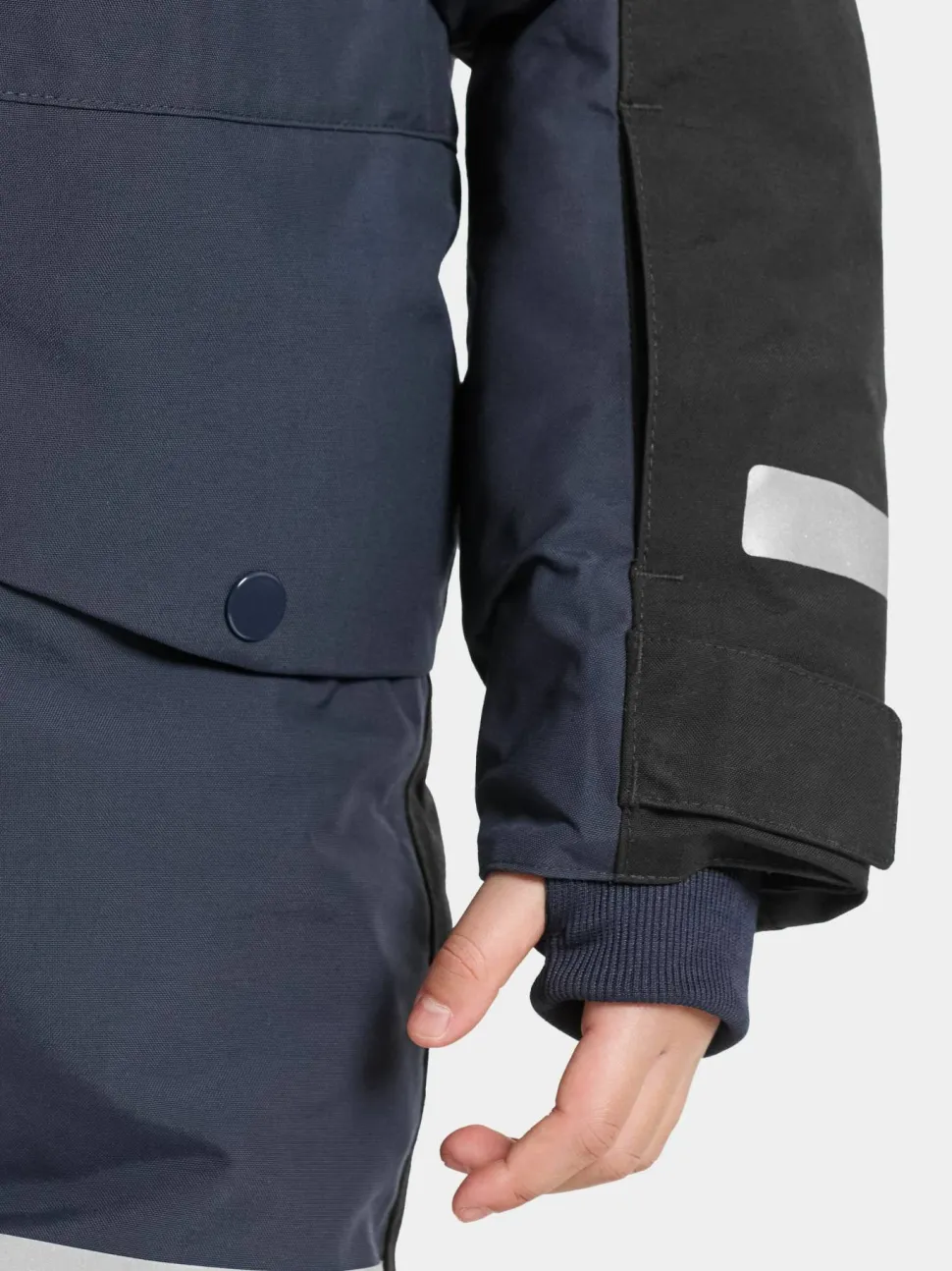 Didriksons Kids' Bjärven Coverall 4 Navy