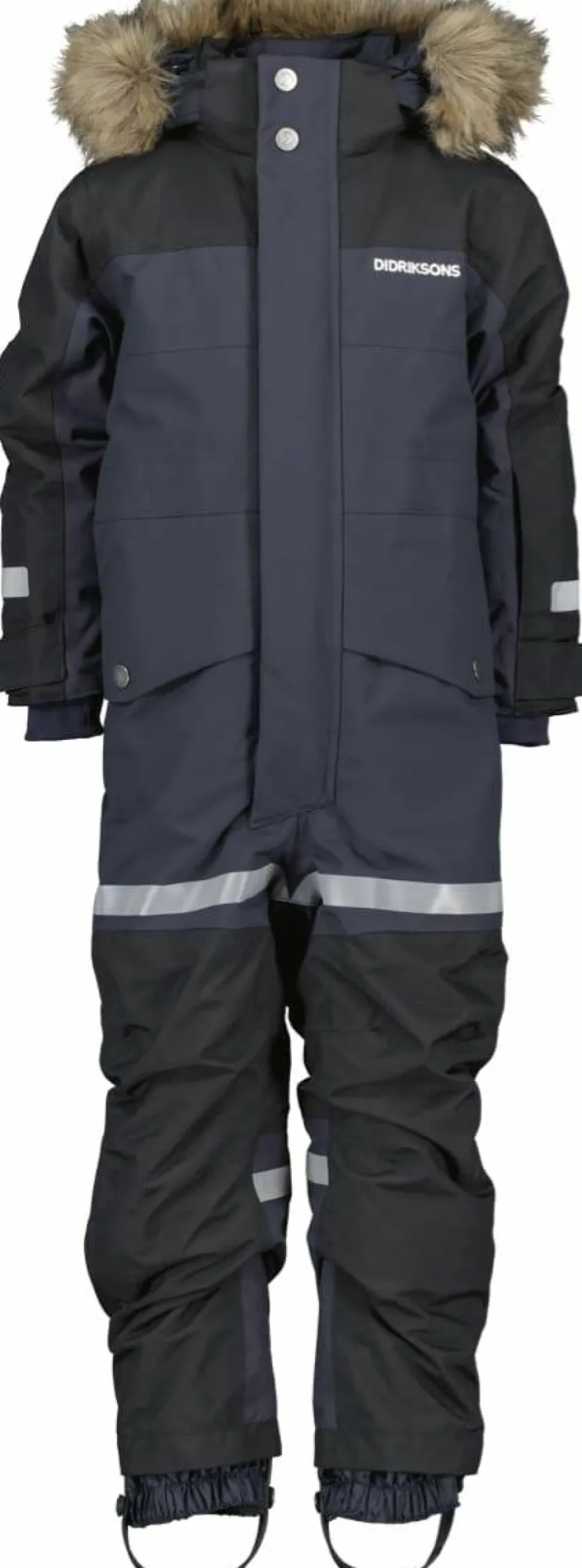 Didriksons Kids' Bjärven Coverall 3 Navy