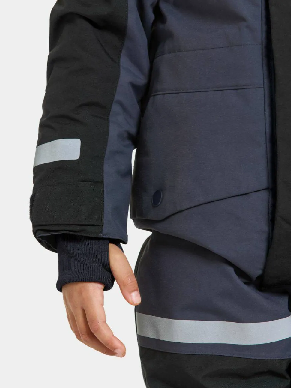 Didriksons Kids' Bjärven Coverall 3 Navy