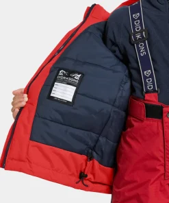 Didriksons Kids' Bjärven Parka 4 Pomme Red