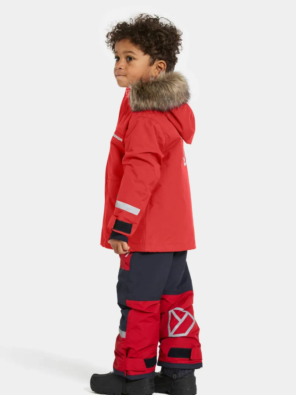 Didriksons Kids' Bjärven Parka 4 Pomme Red
