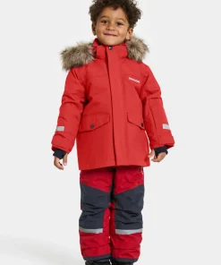 Didriksons Kids' Bjärven Parka 4 Pomme Red