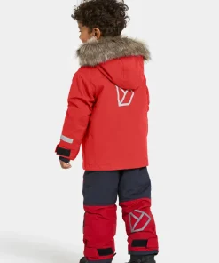 Didriksons Kids' Bjärven Parka 4 Pomme Red