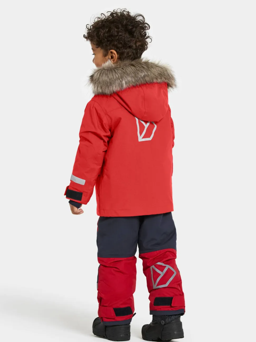Didriksons Kids' Bjärven Parka 4 Pomme Red