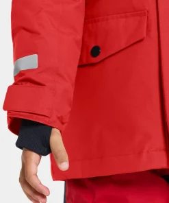 Didriksons Kids' Bjärven Parka 4 Pomme Red