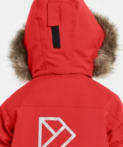 Didriksons Kids' Bjärven Parka 4 Pomme Red