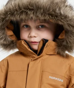 Didriksons Kids' Bjärven Parka 4 Almond Tree Outlet