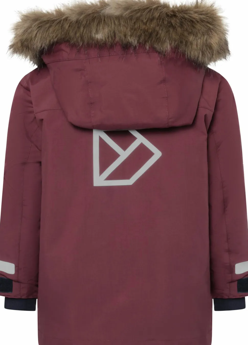 Didriksons Kids' Bjärven Parka 4 Anemon Red