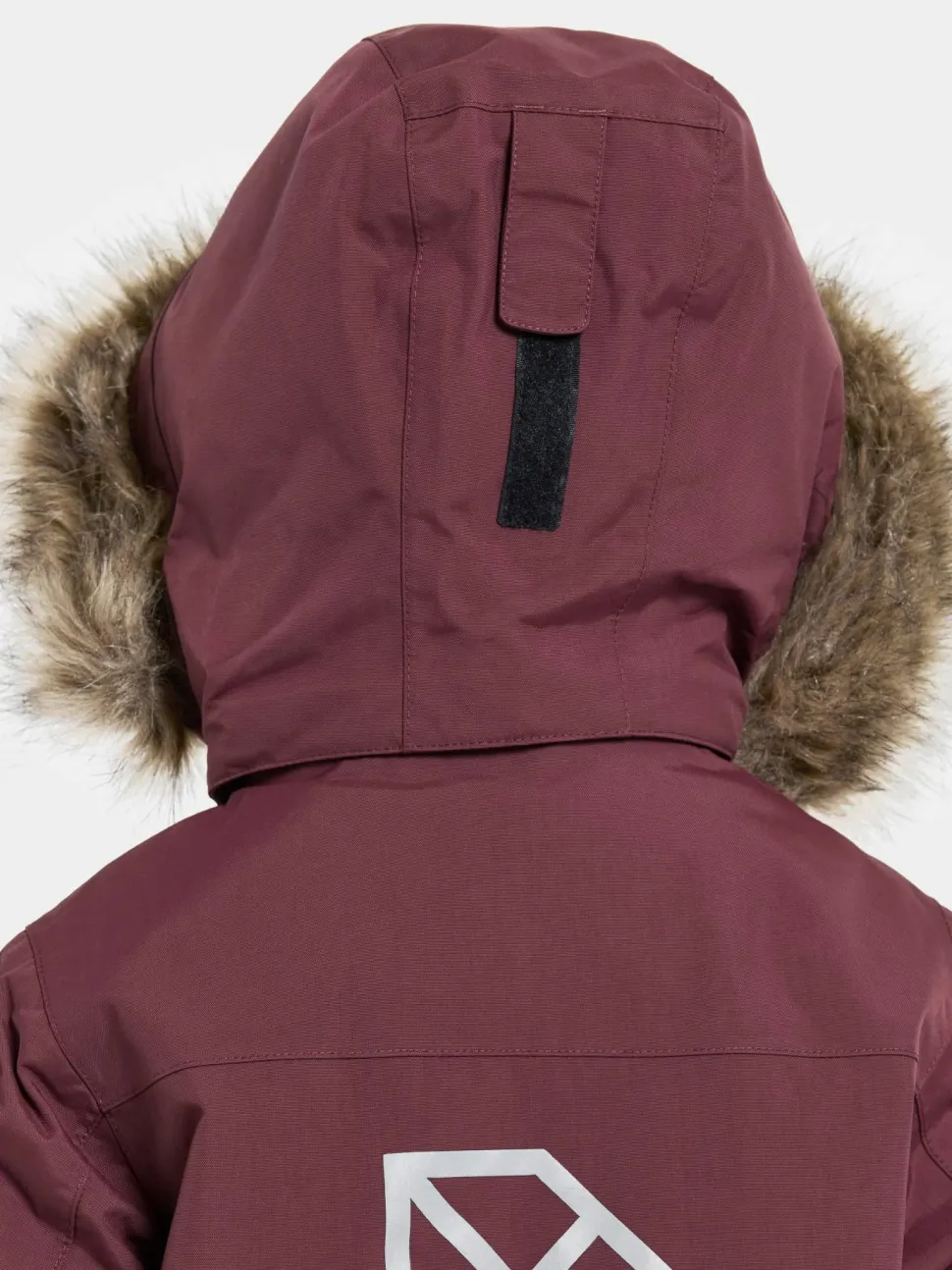 Didriksons Kids' Bjärven Parka 4 Anemon Red