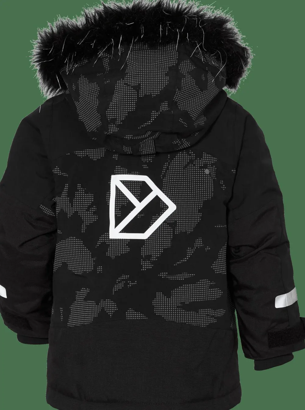 Didriksons Kids' Bjärven Special Edition Parka Island Print Reflex Discount