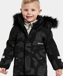 Didriksons Kids' Bjärven Special Edition Parka Island Print Reflex Discount
