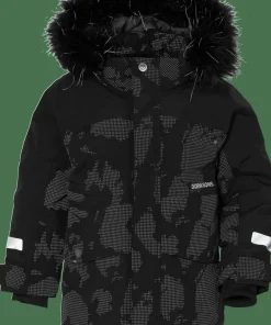Didriksons Kids' Bjärven Special Edition Parka Island Print Reflex Discount