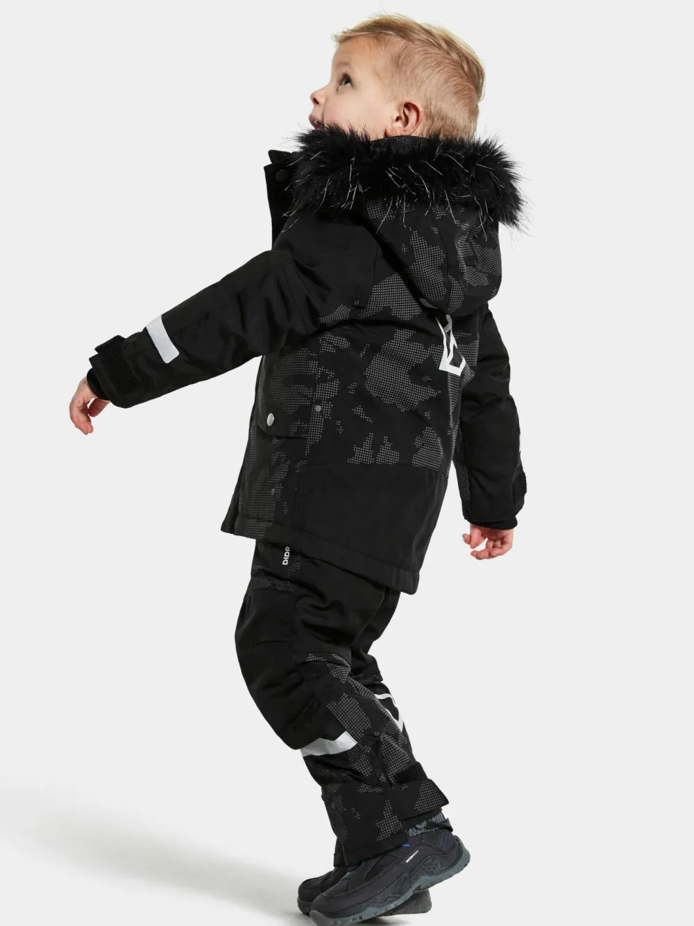 Didriksons Kids' Bjärven Special Edition Parka Island Print Reflex Discount
