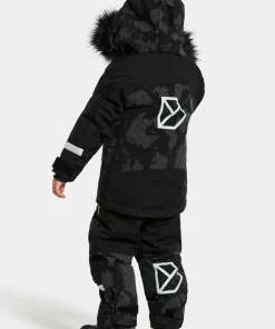 Didriksons Kids' Bjärven Special Edition Parka Island Print Reflex Discount