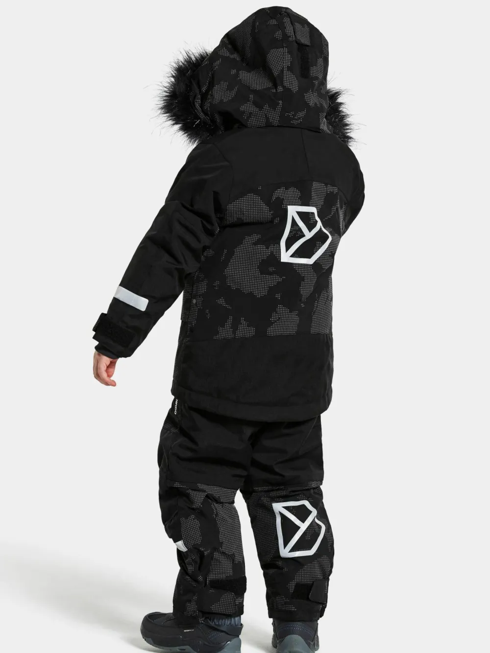 Didriksons Kids' Bjärven Special Edition Parka Island Print Reflex Discount