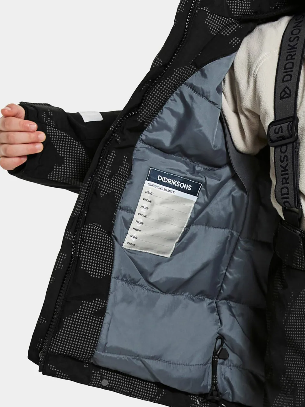 Didriksons Kids' Bjärven Special Edition Parka Island Print Reflex Discount