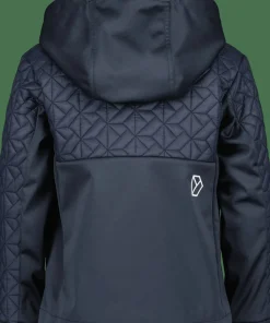 Didriksons Kids' Briska Jacket 5 Navy