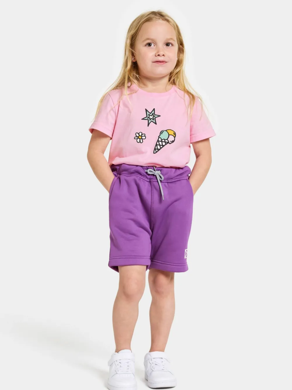 Didriksons Kids' Corin Shorts 2 Tulip Purple
