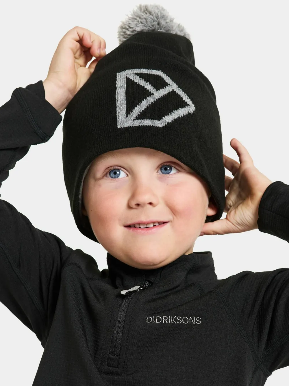 Didriksons Kids' Dropi Beanie Black
