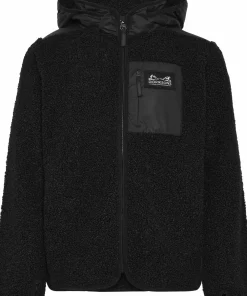 Didriksons Kids' Exa Full Zip 3 Black Clearance